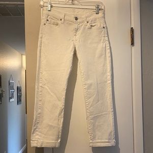 Citizens of Humanity Cropped White jeans